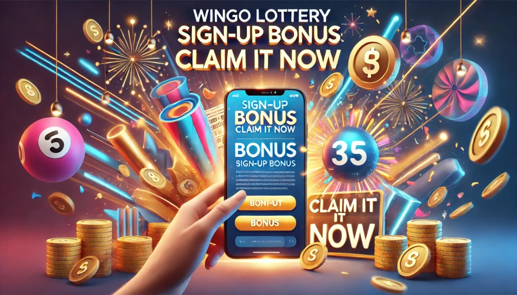 Wingo Lottery Sign-Up Bonus: Claim it Now.